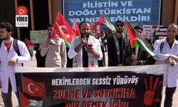 Hekimlerden Sessiz Yürüyüş; “Zulme ve Soykırıma Dur Demek İçin”
