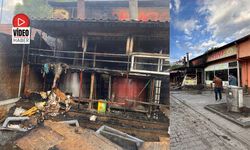 Erzincan’da Fırın Yangınında İş Yeri Kül Oldu