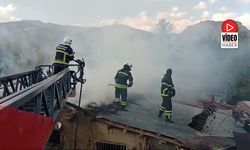 Kemah İlçesinde Korkutan Yangın