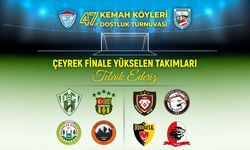 Kemah Köyleri Dostluk Turnuvasında Çeyrek Final Heyecanı
