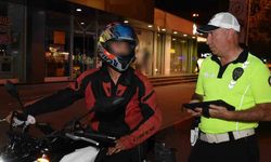 Erzincan’da motosiklet sürücülerine yönelik denetim yapıldı