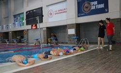 Erzincan Olimpik Yüzme Havuzunda Yaz Kurslarına Yoğun İlgi
