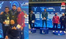Sarıçiçek Dünya Güreş Şampiyonasında 3. Lük Kürsüsüne Çıktı