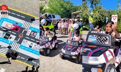 Erzincan’da Jandarmadan Öğrencilere Uygulamalı Trafik Eğitimi