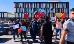 EBYÜ’de Gazze’ye Destek Yürüyüşü