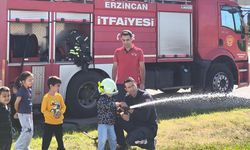 Minik Öğrencilerden İtfaiye Müdürlüğüne Ziyaret