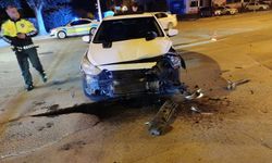 Aslanlı Mahallesinde Trafik Kazası