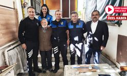 Polis Ekiplerinden Yaşlılar Günü Ziyareti