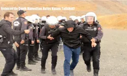 Çevik Kuvvet Polisinin Tatbikatı Gerçeği Aratmadı