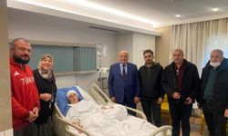 Milletvekili Karaman’dan Gazeteci Çetinkaya’ya Geçmiş Olsun Ziyareti