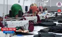 Eğitim ve Tekstil Atölyesinde Ürünler Kadın Emeğiyle Üretiliyor