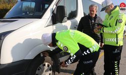 Erzincan’da Okul Servislerine Kış Lastiği Denetimi Yapıldı