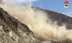 Tehlike Oluşturan Kayalar Dinamit Patlatılarak Temizlendi