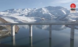 Turnaçayırı Barajı’nda Masalsı Kış: Kar Yağışı Manzarayı Değiştirdi