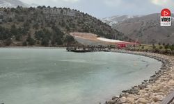 Ergan Dağı Ardıçlı Gölü Buz Tuttu