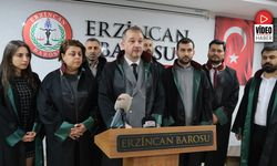 Erzincan Barosundan Açıklama; "Bu Kurşun Adalete Sıkıldı"