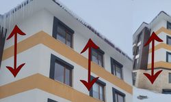 Erzincan’da Buz Sarkıtları Tehlike Oluşturuyor