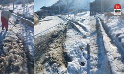 Buz Tutan Su Kanalları Kilimli Köyünde Mağduriyet Oluşturdu