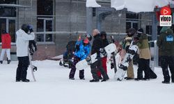 Erzincan Ergan Kayak Merkezinde Sömestir Yoğunluğu