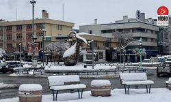 Erzincan Güne Karla Uyandı