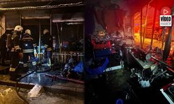 Sanayi Çarşısında Yangın