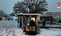 Erzincan'da Lapa Lapa Kar Yağışı
