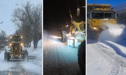 Otlukbeli’nde Yoğun Kar Mesaisi Devam Ediyor