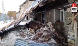 Erzincan'da Fırtına Çatıları Uçurdu