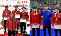 Erzincanlı Güreşçiler Türkiye Şampiyonası’nda Kürsüye Çıktı