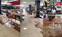 Yeraltı Çarşısında Yağmur Suyuna Leğenlerle Çözüm Bulundu