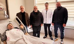 Sağlık Müdürü Dr. Tekin, Gazeteci İsmail Seven’i Ziyaret Etti