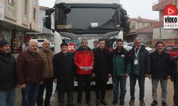 İyilik Kervanı Erzincan’dan Gazze’ye Yola Çıktı