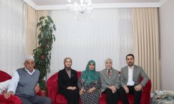 Kaymakam Duman, Tercan'da şehit ailesinin iftar sofrasına konuk oldu