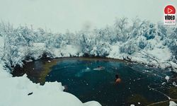 Erzincan’da Üç Arkadaşın Soğuk Su Macerası