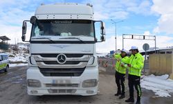 Erzincan Tercan'da Trafik Ekipleri Sahada