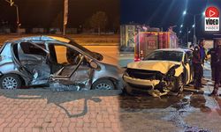 Erzincan'da İki Otomobil Çarpıştı: 1'i Ağır 3 Yaralı