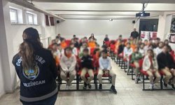 Erzincan'da Öğrencilere Güvenlik Ve Bilinçlendirme Eğitimi