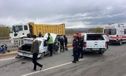 Çağlayan Yolunda Kaza; 2 yaralı