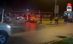 Erzincan'da Motosiklet İle Taksi Çarpıştı: 2 Yaralı