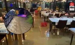 Yağış Sele Dönüştü: Restoran Savaş Alanına Döndü