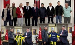 Başkan Aksun’a Fenerbahçe Forması Hediye Edildi