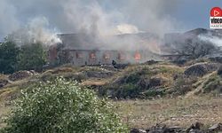 Işıkpınar’da Yangın, itfaiye Seferber Oldu