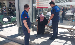 Yaşlı Kadının İmdadına Zabıta Yetişti