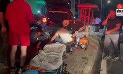 16 yaşındaki Motosiklet Sürücüsü Aracın Altında Sıkıştı