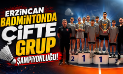 Erzincan Badmintonda Çifte Grup Şampiyonluğu