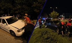Erzincan'da İki Otomobil Çarpıştı: 1 Kişi Yaralandı
