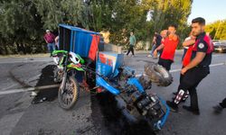 Çağlayan Yolunda Traktör ile Pat pat Kazası; 1 Ölü