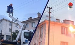 Erzincan’da Elektrik Direklerinde Kıvılcım ve Patlama Paniği