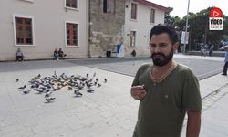 Günün En Güzel Mesaisi: Erzincan’ın Güvercinlerini Besliyor