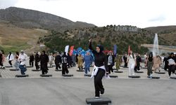 Erzincanlı Kadınlar Ergan Dağı’nda Step Aerobikle Buluştu